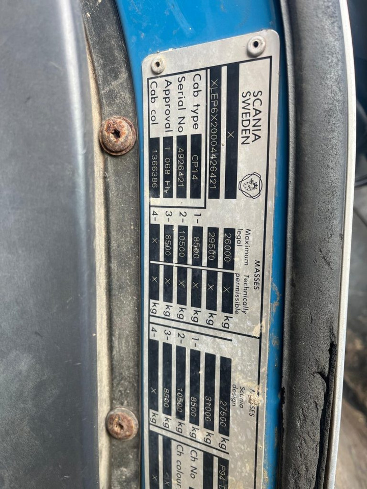 Sklápěč Scania 94D 260 6x2 Rigid: obrázek 12 Sklápěč Scania 94D 260 6x2 Rigid: obrázek 12