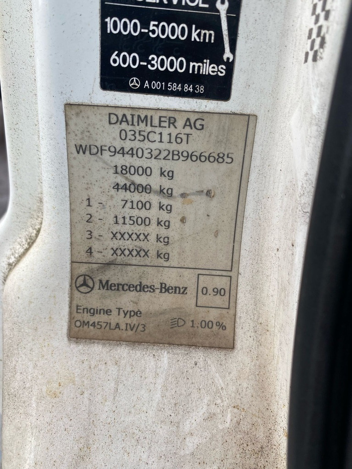 Mercedes Axor 1840 4x2 Tractor Unit - Tahač: obrázek 3 Mercedes Axor 1840 4x2 Tractor Unit - Tahač: obrázek 3