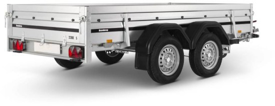 Brenderup Tieflader 2300S Stahl, 2,0 to. 3010x1530x400mm - Přívěsný vozík: obrázek 4 Brenderup Tieflader 2300S Stahl, 2,0 to. 3010x1530x400mm - Přívěsný vozík: obrázek 4