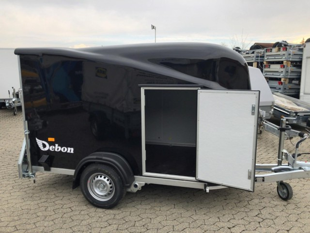 Cheval Liberte Debon Cargo 2 Poly + Türe schwarz 1300 kg, 100 km/h, 300x155x168cm - Skříňový přívěs: obrázek 3 Cheval Liberte Debon Cargo 2 Poly + Türe schwarz 1300 kg, 100 km/h, 300x155x168cm - Skříňový přívěs: obrázek 3