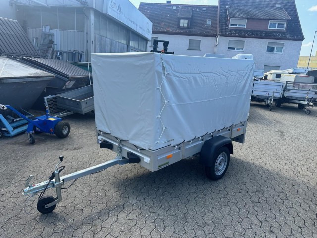 Faltos Pureline Vorteilsaktion, Hochplane 750 kg, 2420 x 1420 x 300 mm - Přívěsný vozík: obrázek 1 Faltos Pureline Vorteilsaktion, Hochplane 750 kg, 2420 x 1420 x 300 mm - Přívěsný vozík: obrázek 1