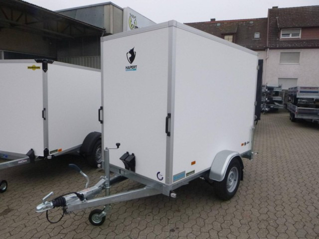 Hapert Sapphire L-1 250x130x180cm, ZG 1,8 to., Koffer Türe - Skříňový přívěs: obrázek 1 Hapert Sapphire L-1 250x130x180cm, ZG 1,8 to., Koffer Türe - Skříňový přívěs: obrázek 1