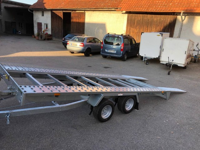 Humbaur Autotransportanhänger FTK 274022, 4000 x 2140 x 50 mm, 2,7 to. - Přívěs na přepravu automobilů: obrázek 3 Humbaur Autotransportanhänger FTK 274022, 4000 x 2140 x 50 mm, 2,7 to. - Přívěs na přepravu automobilů: obrázek 3