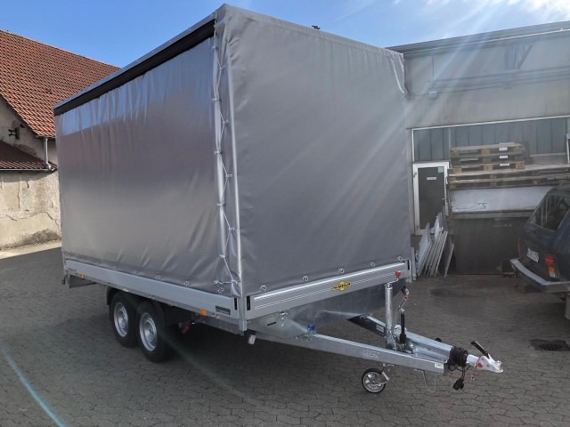 Humbaur HT 354121 Hochlader mit Hochplane 220 cm, 100 km/h 3,5 to. 4100 x 2100 x 350 mm - Přívěsný vozík: obrázek 1 Humbaur HT 354121 Hochlader mit Hochplane 220 cm, 100 km/h 3,5 to. 4100 x 2100 x 350 mm - Přívěsný vozík: obrázek 1