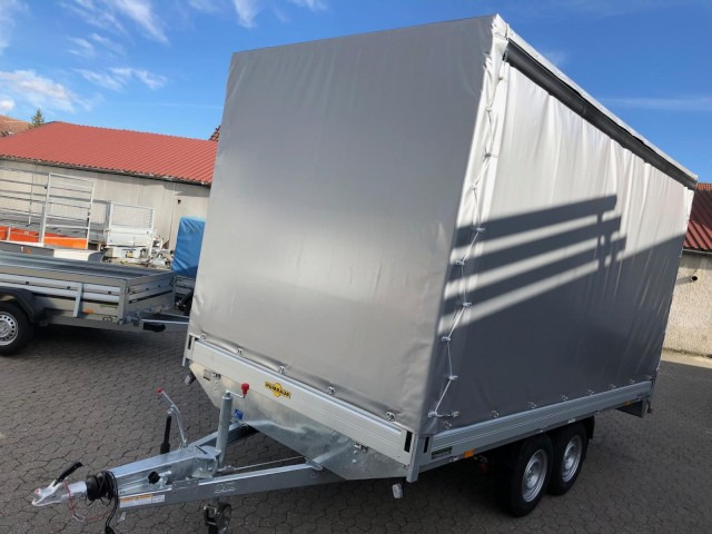 Humbaur HT 354121 Hochlader mit Hochplane 220 cm, 100 km/h 3,5 to. 4100 x 2100 x 350 mm - Přívěsný vozík: obrázek 2 Humbaur HT 354121 Hochlader mit Hochplane 220 cm, 100 km/h 3,5 to. 4100 x 2100 x 350 mm - Přívěsný vozík: obrázek 2