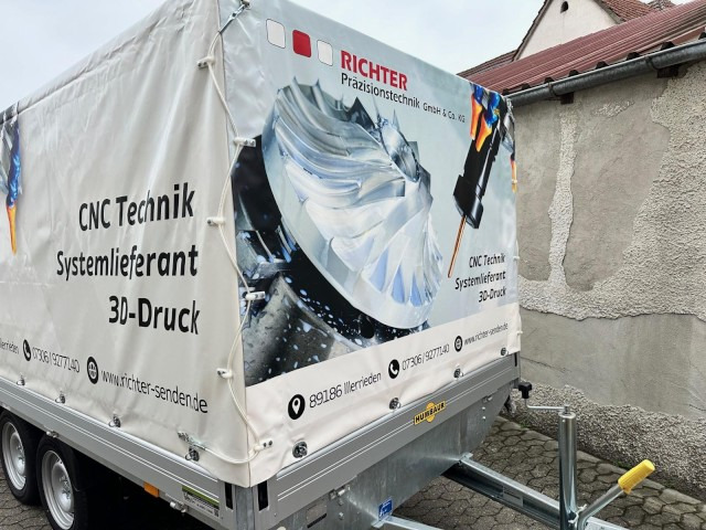 Humbaur Humbaur Plane mit Beschriftung im Digitaldruck - Přívěsný vozík: obrázek 2 Humbaur Humbaur Plane mit Beschriftung im Digitaldruck - Přívěsný vozík: obrázek 2