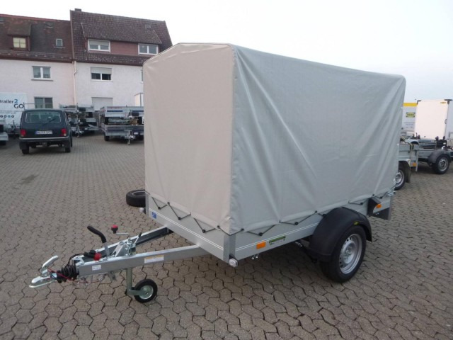 Humbaur Startrailer H132513 Alu mit Hochplane 150 cm, 251x131x30cm - Přívěsný vozík: obrázek 1 Humbaur Startrailer H132513 Alu mit Hochplane 150 cm, 251x131x30cm - Přívěsný vozík: obrázek 1