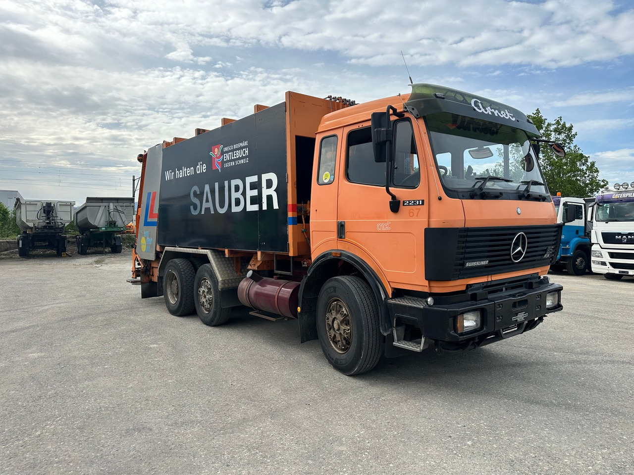 MERCEDES-BENZ SK 2231 6x2 - Vůz na odvoz odpadků: obrázek 2 MERCEDES-BENZ SK 2231 6x2 - Vůz na odvoz odpadků: obrázek 2