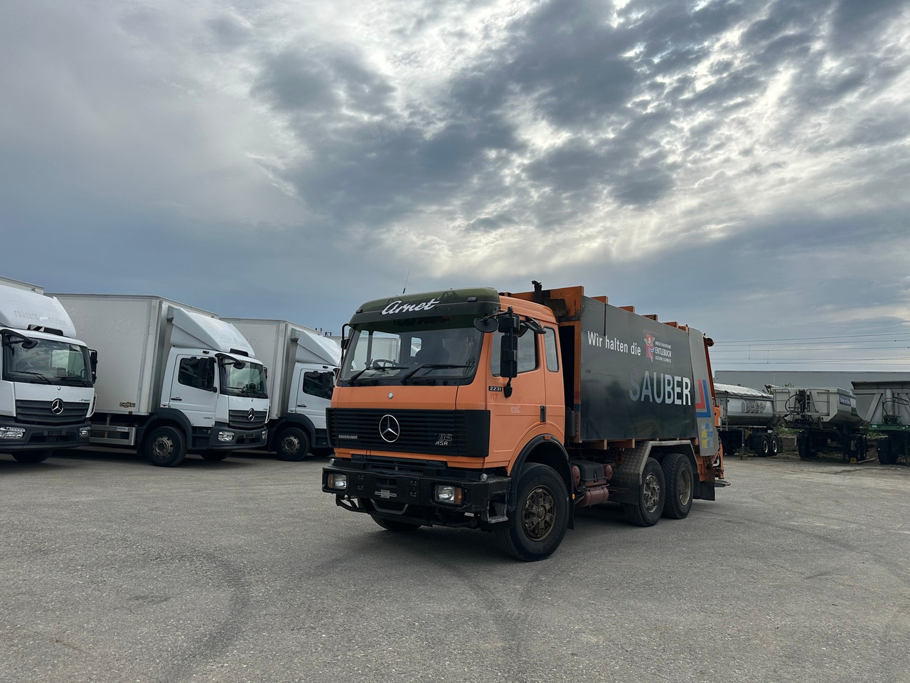 MERCEDES-BENZ SK 2231 6x2 - Vůz na odvoz odpadků: obrázek 1 MERCEDES-BENZ SK 2231 6x2 - Vůz na odvoz odpadků: obrázek 1