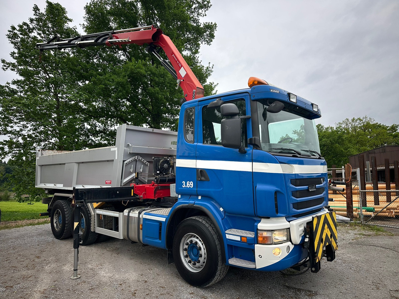 SCANIA G440 6x4 Kran+Kipper ORG-km 57.000 - Sklápěč, Auto s hydraulickou rukou: obrázek 3 SCANIA G440 6x4 Kran+Kipper ORG-km 57.000 - Sklápěč, Auto s hydraulickou rukou: obrázek 3