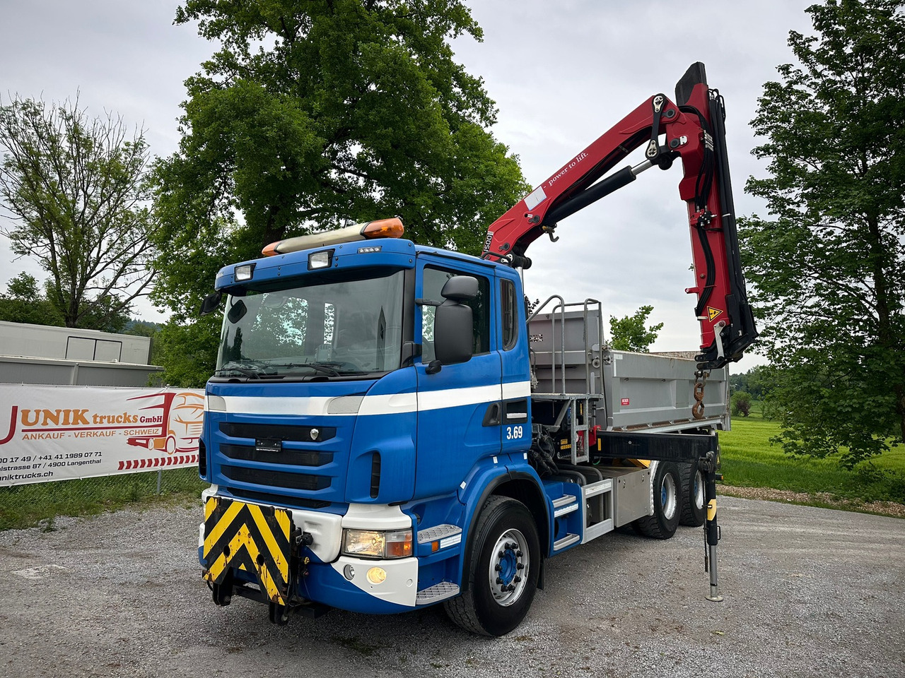 SCANIA G440 6x4 Kran+Kipper ORG-km 57.000 - Sklápěč, Auto s hydraulickou rukou: obrázek 1 SCANIA G440 6x4 Kran+Kipper ORG-km 57.000 - Sklápěč, Auto s hydraulickou rukou: obrázek 1