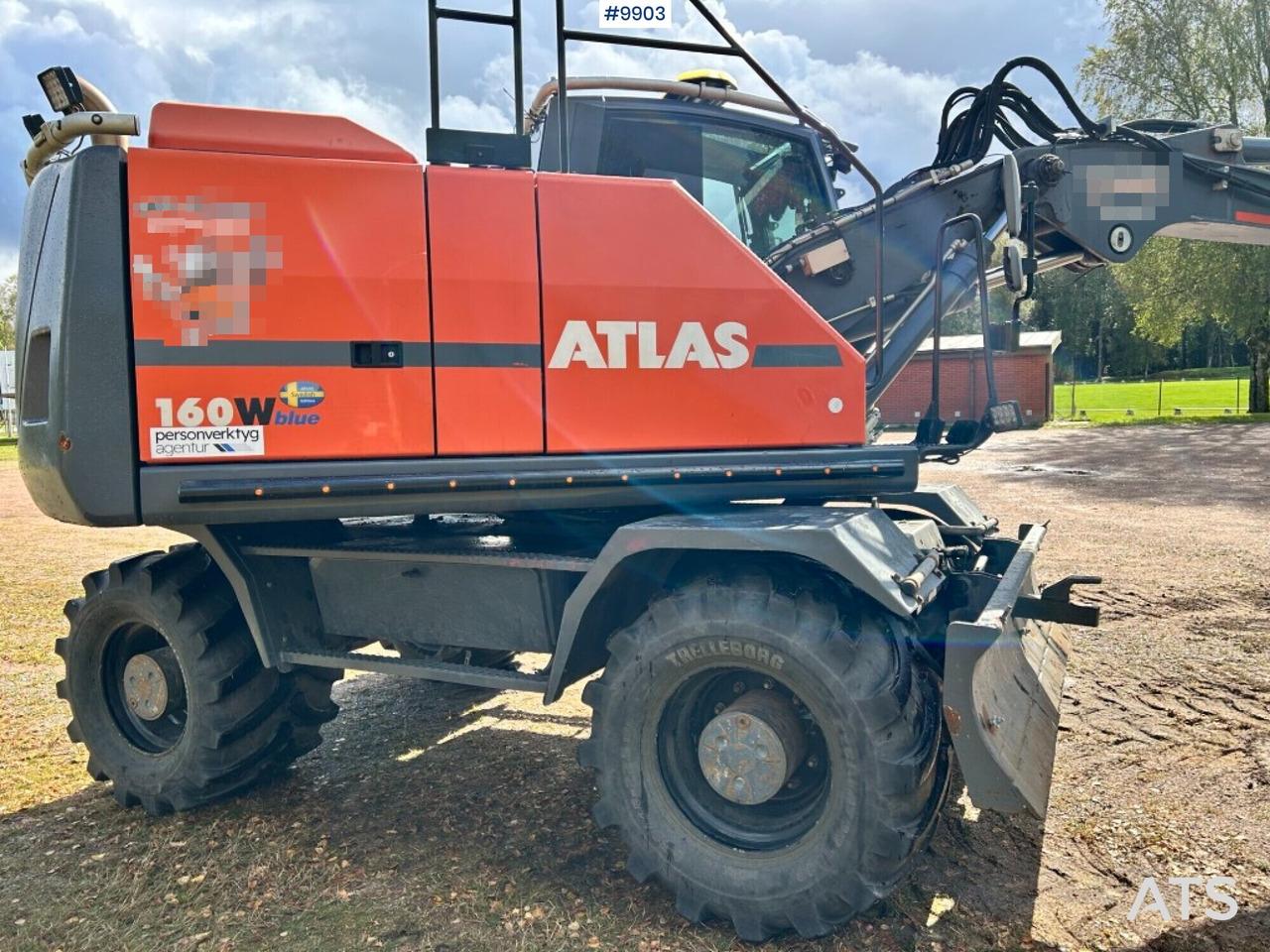 Atlas 160 wheel excavator with tiltrotator and attachments - Kolesové rýpadlo: obrázek 4 Atlas 160 wheel excavator with tiltrotator and attachments - Kolesové rýpadlo: obrázek 4