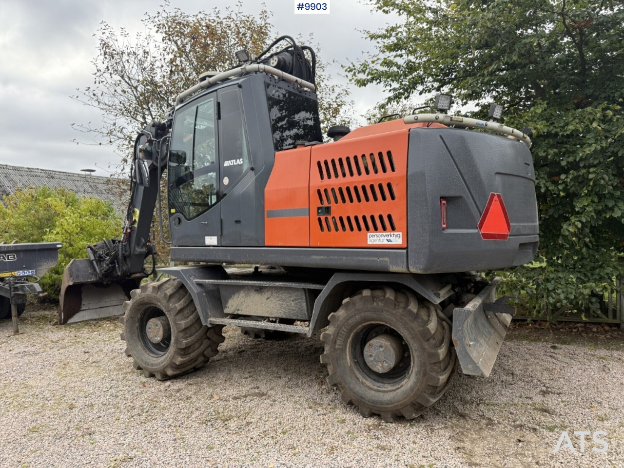 Atlas 160 wheel excavator with tiltrotator and attachments - Kolesové rýpadlo: obrázek 3 Atlas 160 wheel excavator with tiltrotator and attachments - Kolesové rýpadlo: obrázek 3