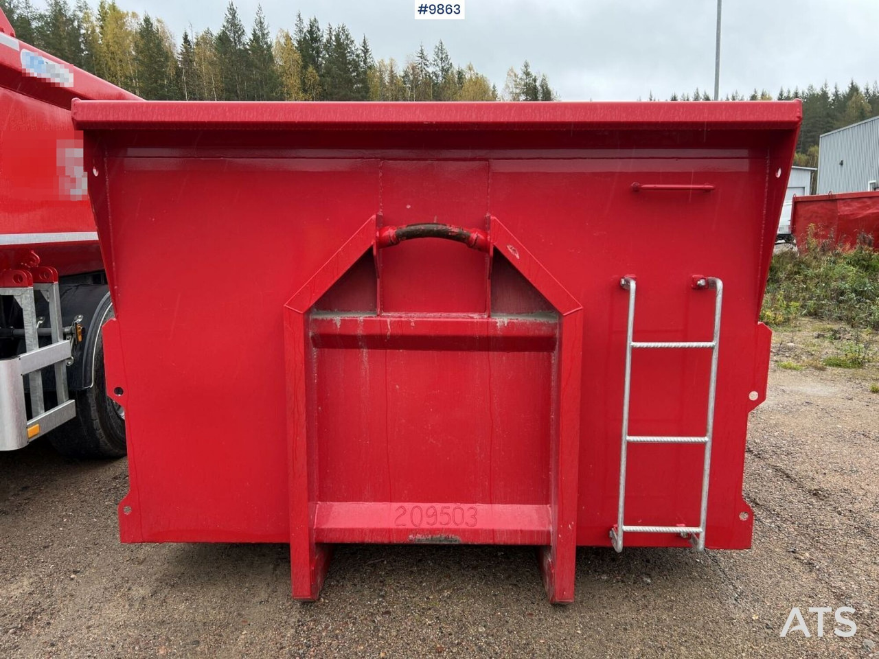 Hákový kontejner B.K:s Lastväxlarflak - Sparsamt använd: obrázek 10