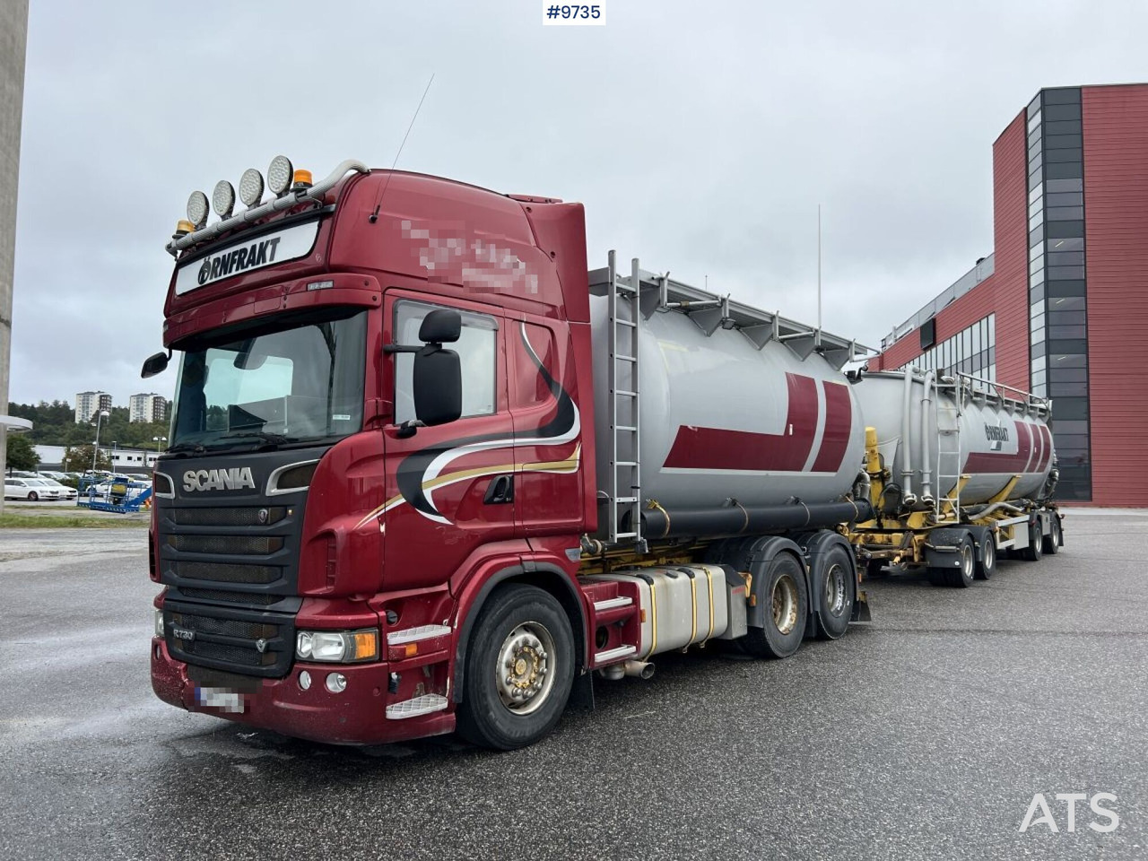 Bulk transport vehicle, Scania R730 with SITE AL-41-TPIK-4AK trailer - Cisternové vozidlo: obrázek 2 Bulk transport vehicle, Scania R730 with SITE AL-41-TPIK-4AK trailer - Cisternové vozidlo: obrázek 2