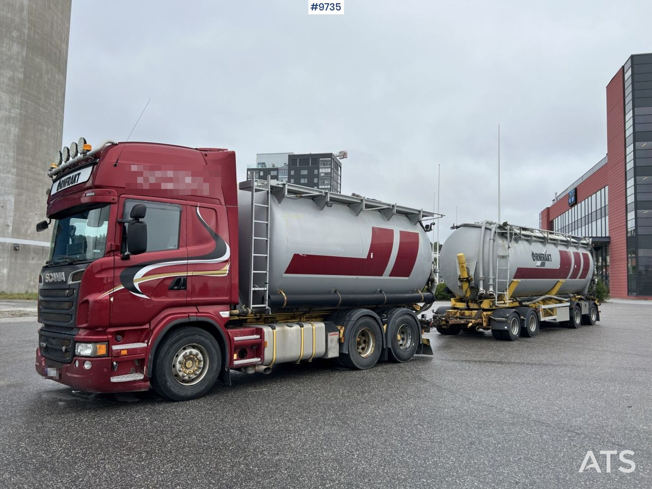 Bulk transport vehicle, Scania R730 with SITE AL-41-TPIK-4AK trailer - Cisternové vozidlo: obrázek 1 Bulk transport vehicle, Scania R730 with SITE AL-41-TPIK-4AK trailer - Cisternové vozidlo: obrázek 1