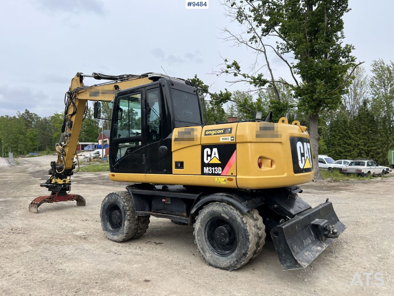CAT M313D with tipping wagon and attachments (VIDEO) - Kolesové rýpadlo: obrázek 5 CAT M313D with tipping wagon and attachments (VIDEO) - Kolesové rýpadlo: obrázek 5