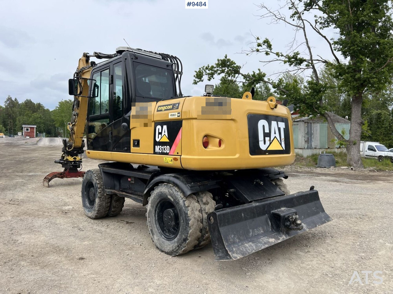 Kolesové rýpadlo CAT M313D with tipping wagon and attachments (VIDEO): obrázek 8