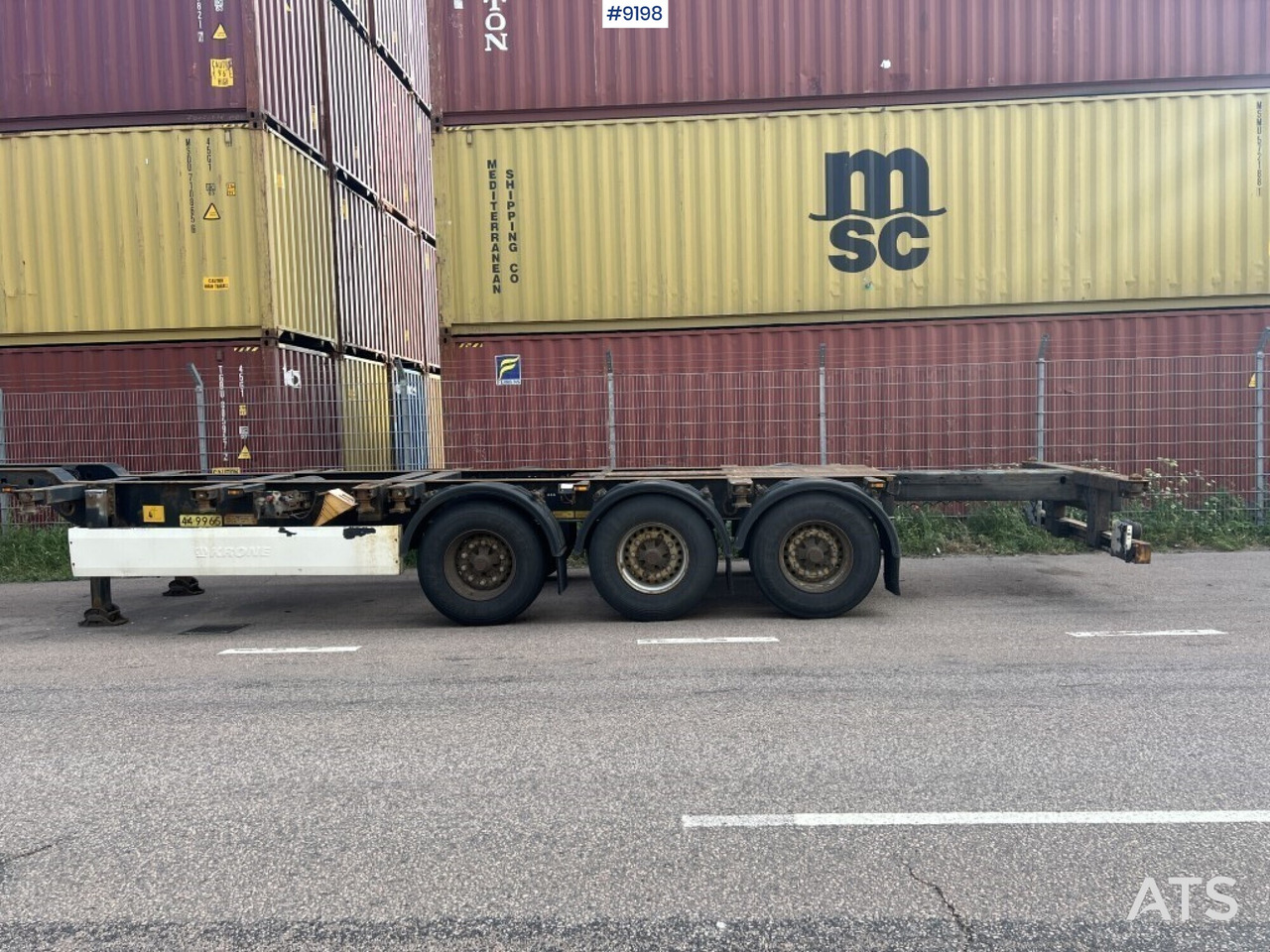 Kontejnerovy návěs/ Výměnná nástavba Container chassi - Krone SD: obrázek 13