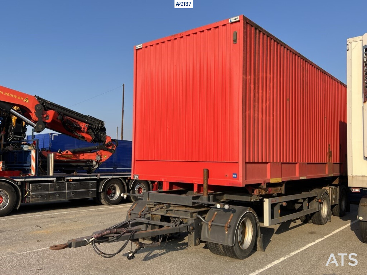 Container trailer LAGAB 5530-3-TC-LSC - Kontejnerovy přívěs/ Výměnná nástavba: obrázek 1 Container trailer LAGAB 5530-3-TC-LSC - Kontejnerovy přívěs/ Výměnná nástavba: obrázek 1