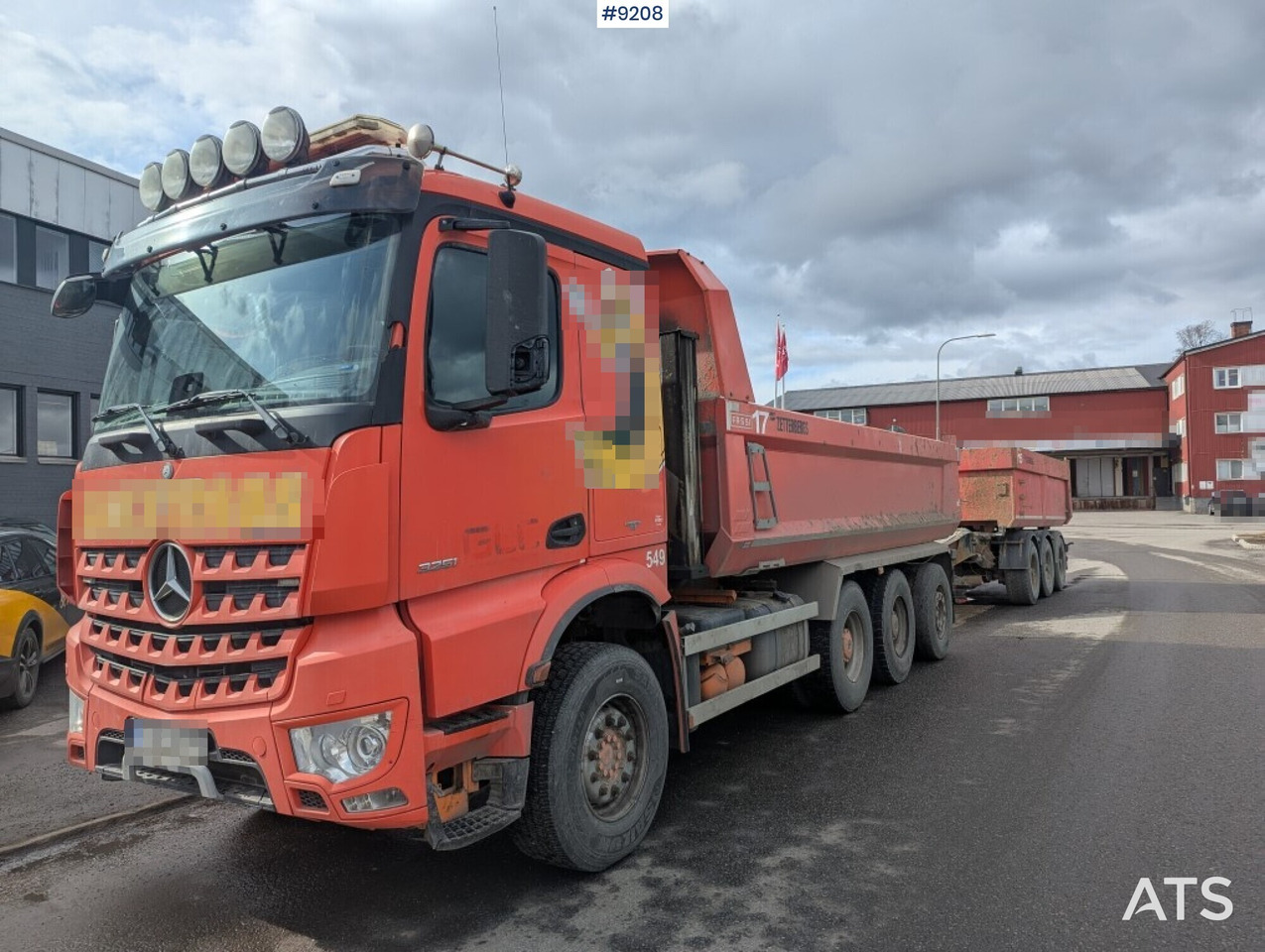 Dump / dozer truck Mercedes Benz Arocs 3251 8X4 with tipper wagon - Sklápěč: obrázek 1 Dump / dozer truck Mercedes Benz Arocs 3251 8X4 with tipper wagon - Sklápěč: obrázek 1