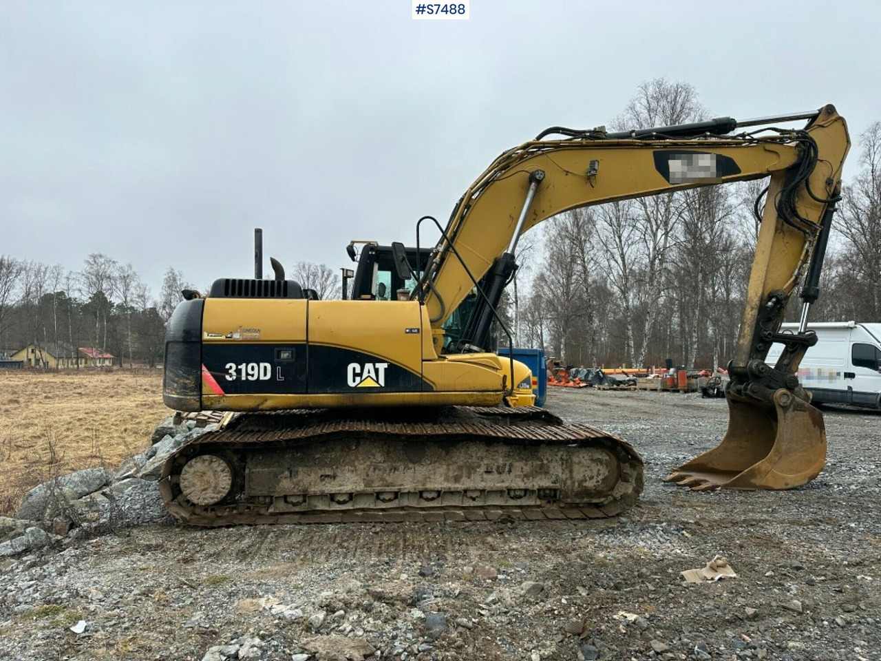 Pásové rýpadlo Excavator CAT 319D with rotor, digging system and gear: obrázek 8