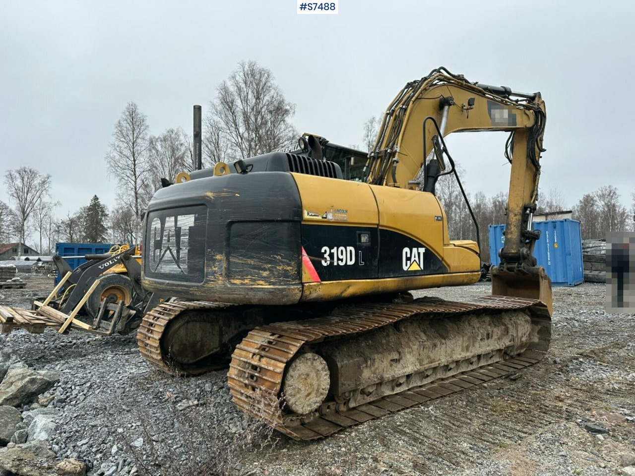 Pásové rýpadlo Excavator CAT 319D with rotor, digging system and gear: obrázek 10