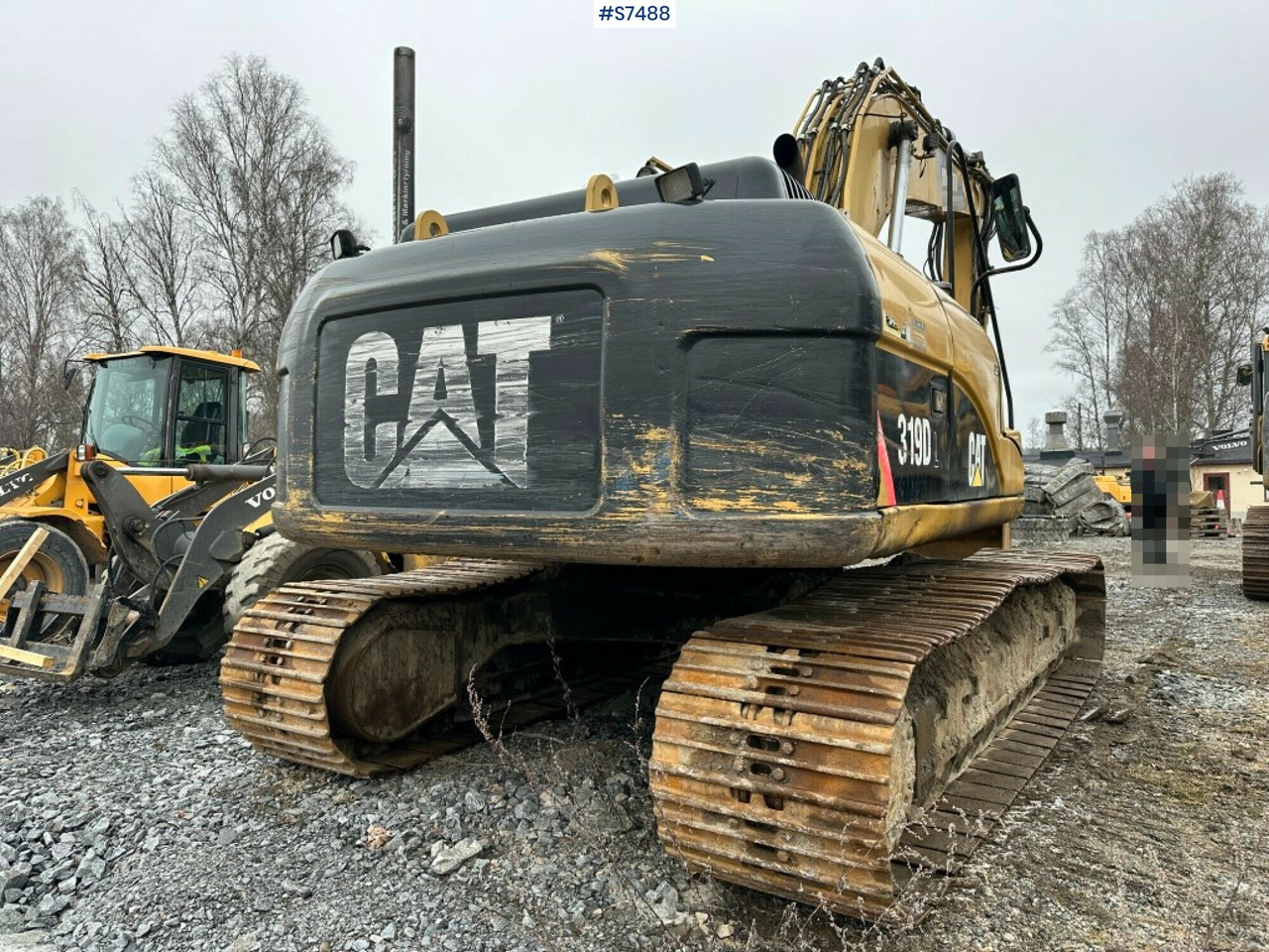 Pásové rýpadlo Excavator CAT 319D with rotor, digging system and gear: obrázek 9