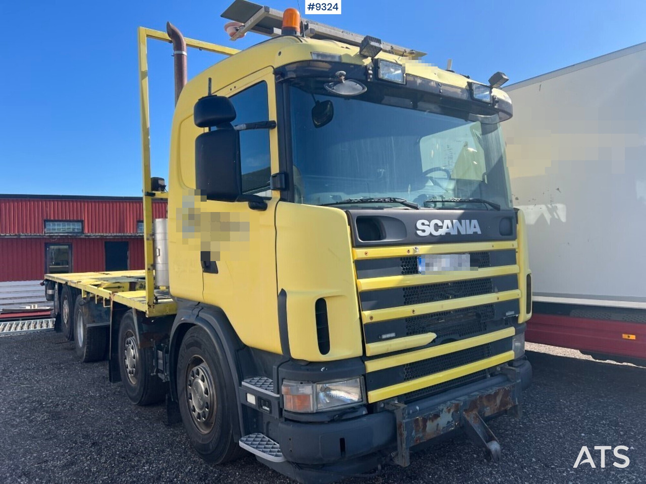 Flatbed truck Scania R124GB8X26NB420 - Nákladní automobil valníkový/ Plošinový: obrázek 3 Flatbed truck Scania R124GB8X26NB420 - Nákladní automobil valníkový/ Plošinový: obrázek 3