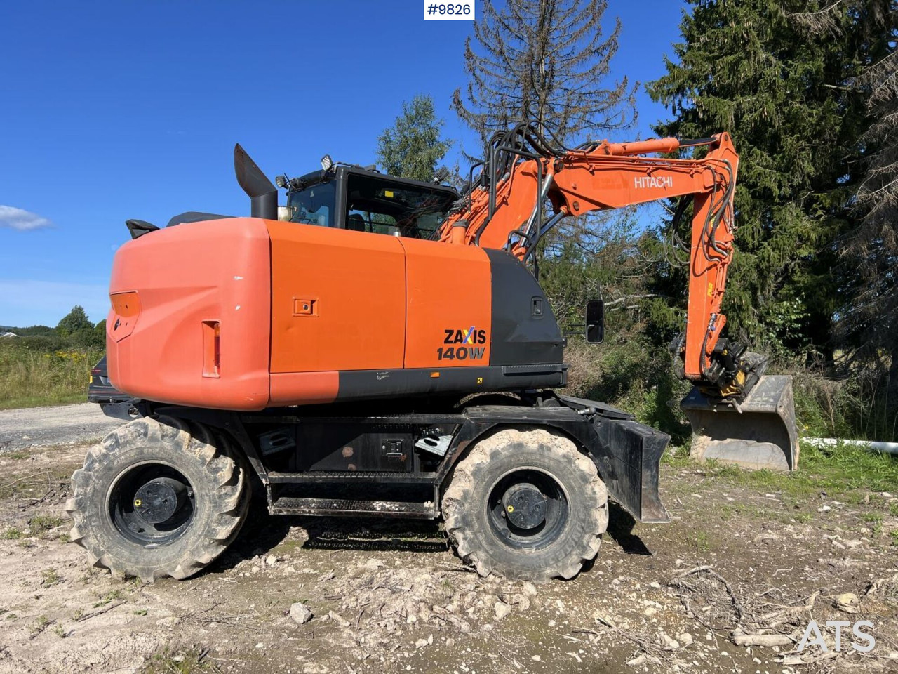 Kolesové rýpadlo Hitachi ZX140 W-5B with rotor and planer bucket: obrázek 10 Kolesové rýpadlo Hitachi ZX140 W-5B with rotor and planer bucket: obrázek 10