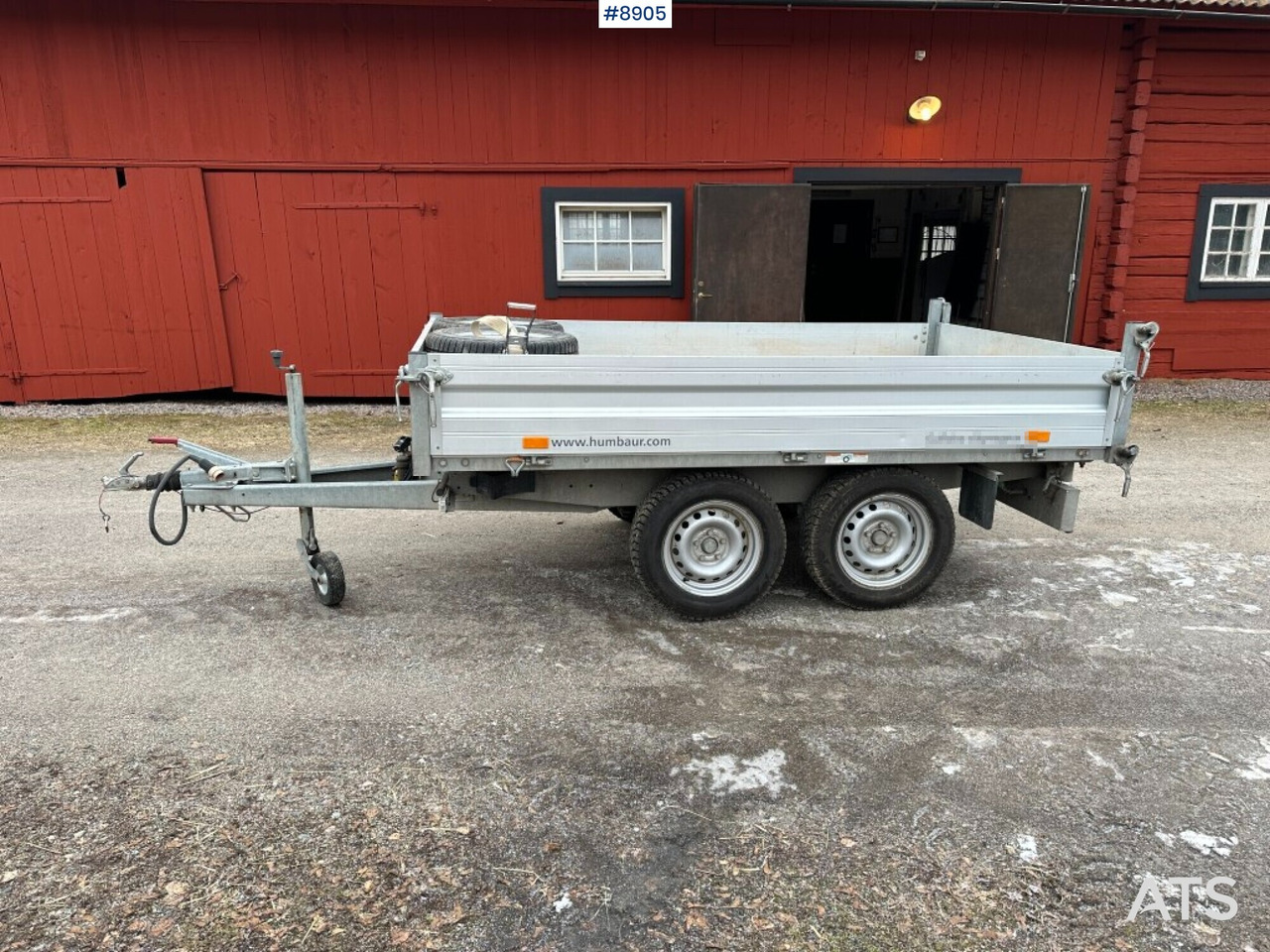 Hydraulic tipping trailer, Humbaur Garant 2500 - Sklápěcí přívěs: obrázek 2 Hydraulic tipping trailer, Humbaur Garant 2500 - Sklápěcí přívěs: obrázek 2