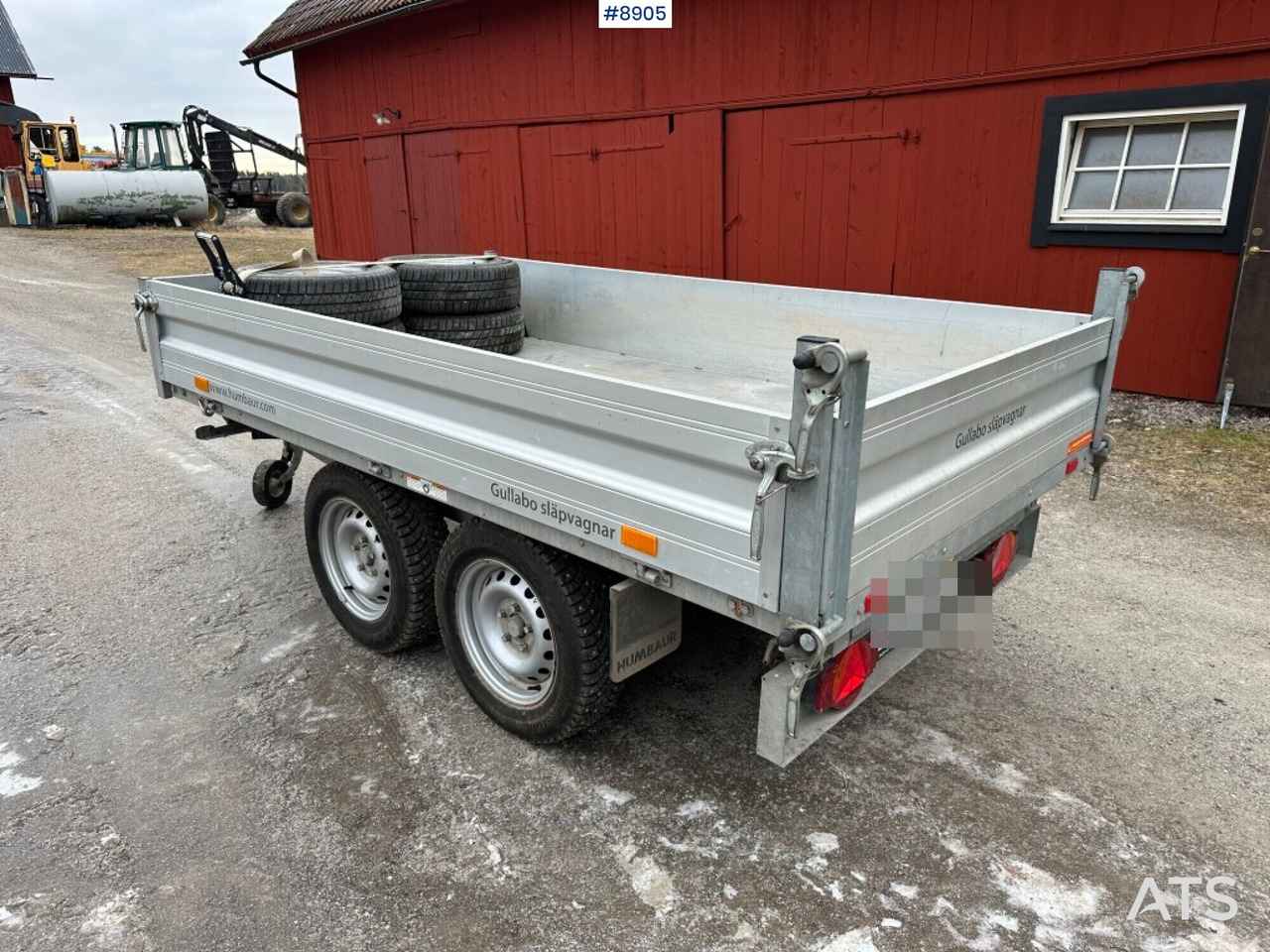 Hydraulic tipping trailer, Humbaur Garant 2500 - Sklápěcí přívěs: obrázek 3 Hydraulic tipping trailer, Humbaur Garant 2500 - Sklápěcí přívěs: obrázek 3
