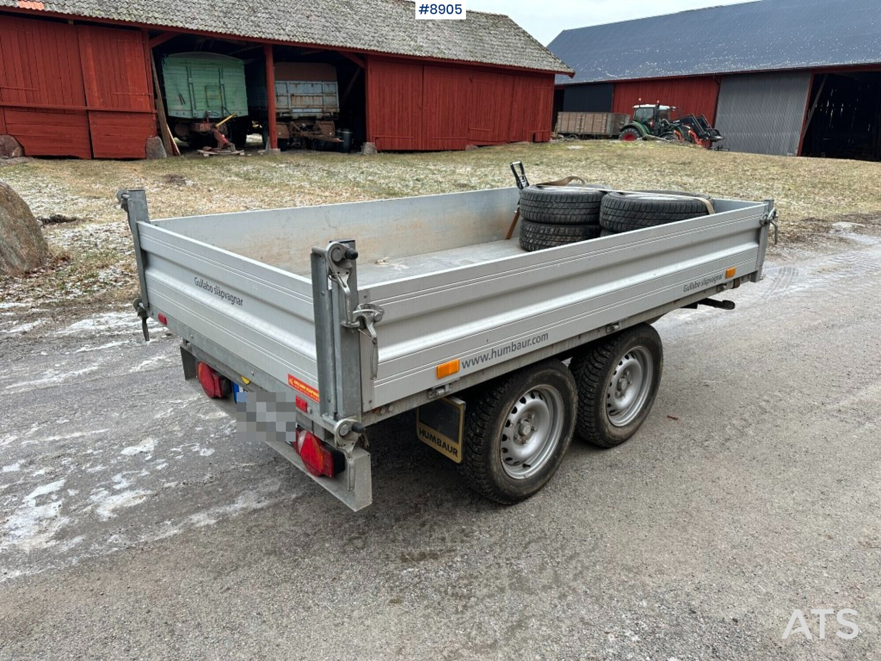 Hydraulic tipping trailer, Humbaur Garant 2500 - Sklápěcí přívěs: obrázek 5 Hydraulic tipping trailer, Humbaur Garant 2500 - Sklápěcí přívěs: obrázek 5