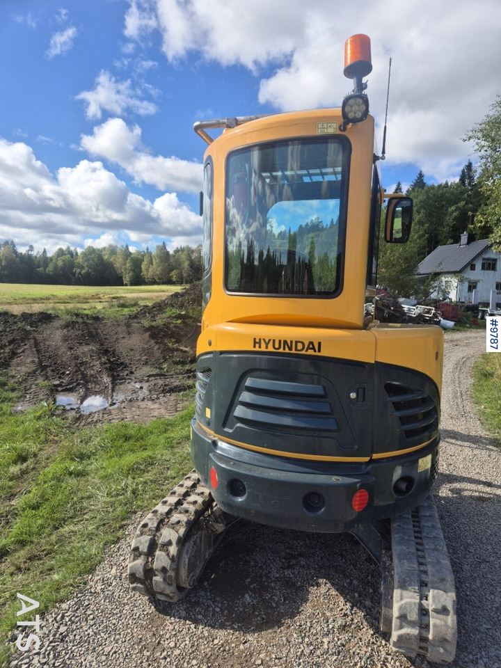 Mini rýpadlo Hyundai 25Z-9AK mini excavator with tiltrotator and attachments: obrázek 8