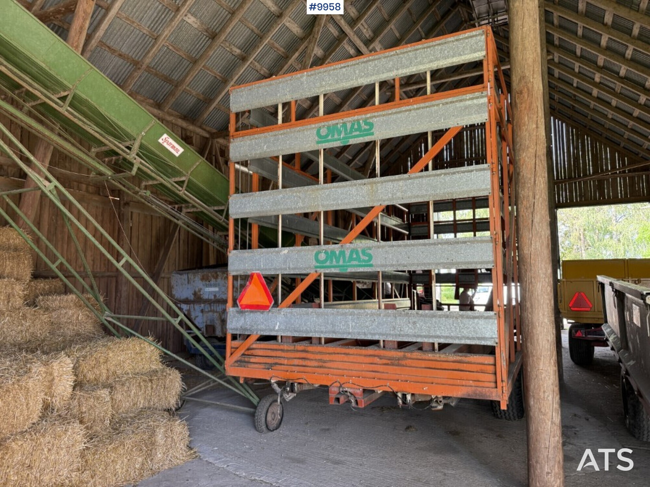 Self-loading trailer small bale Omas CB170 S - Jiná technika: obrázek 5 Self-loading trailer small bale Omas CB170 S - Jiná technika: obrázek 5