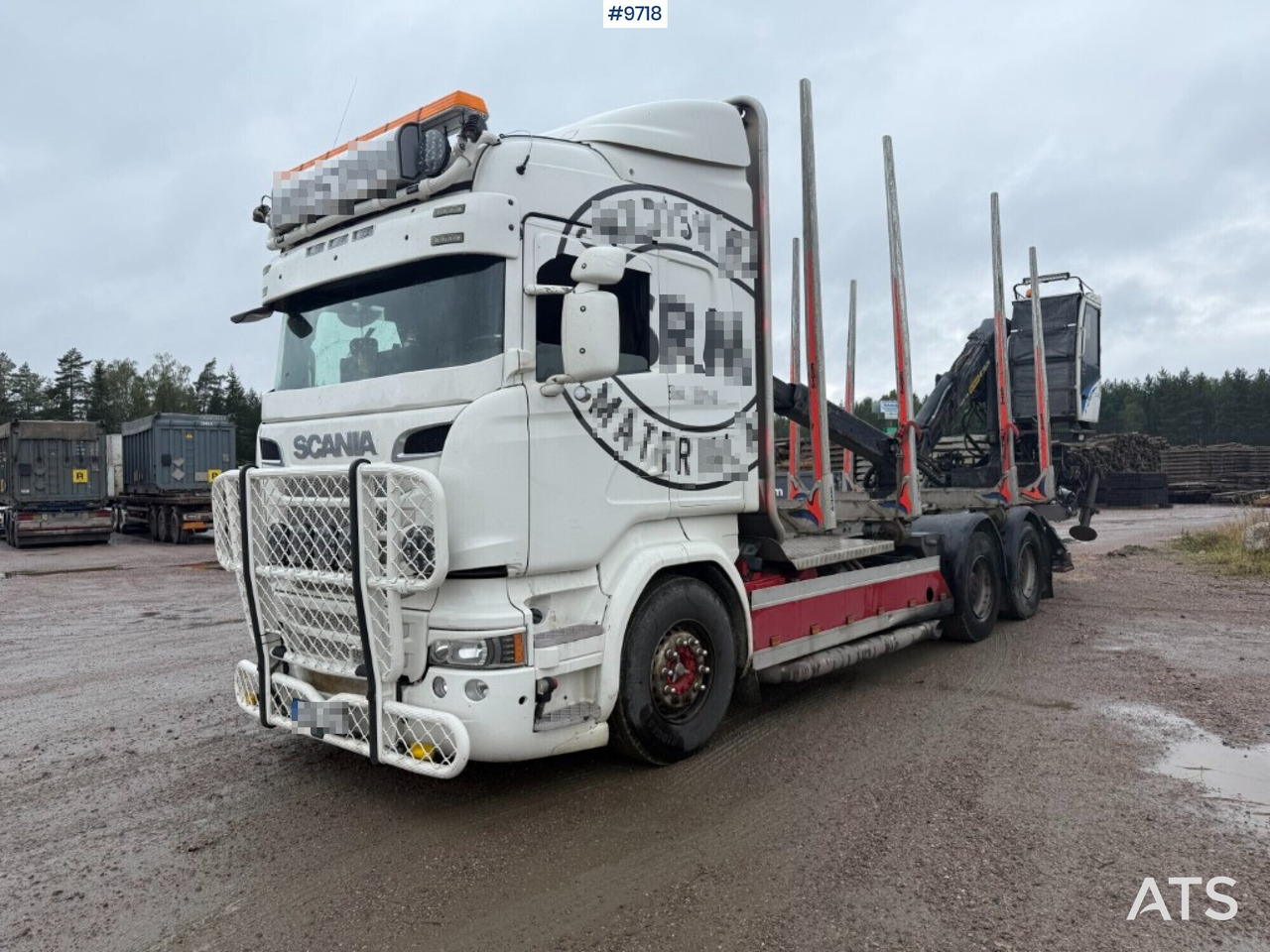 Log truck Scania R520 with crane - Lesovůz, Auto s hydraulickou rukou: obrázek 1 Log truck Scania R520 with crane - Lesovůz, Auto s hydraulickou rukou: obrázek 1