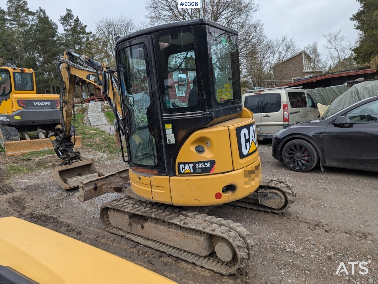 Mini excavator Cat 303.5E CR with tiltrotator and attachments (See Video) - Mini rýpadlo: obrázek 5 Mini excavator Cat 303.5E CR with tiltrotator and attachments (See Video) - Mini rýpadlo: obrázek 5