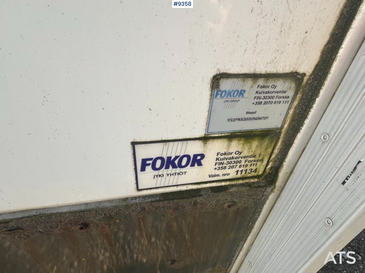 Refrigerated trailer cabinet FOKOR - Chladírenská nástavba: obrázek 5 Refrigerated trailer cabinet FOKOR - Chladírenská nástavba: obrázek 5