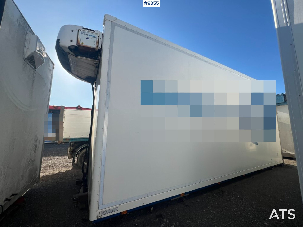 Refrigerated trailer cabinet VAK - Chladírenská nástavba: obrázek 2 Refrigerated trailer cabinet VAK - Chladírenská nástavba: obrázek 2