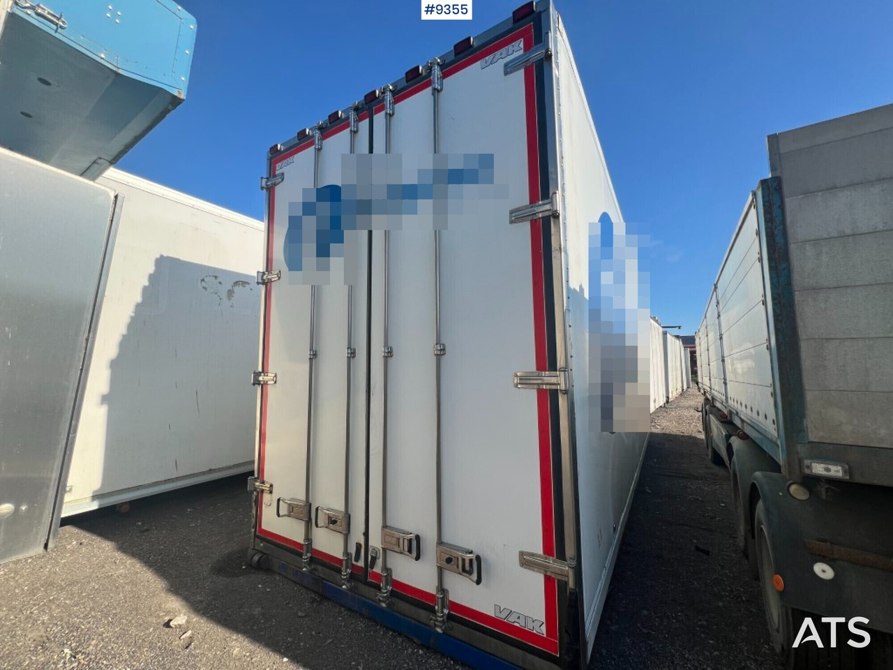 Refrigerated trailer cabinet VAK - Chladírenská nástavba: obrázek 1 Refrigerated trailer cabinet VAK - Chladírenská nástavba: obrázek 1