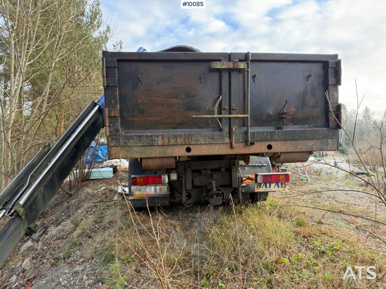 Hákový nosič kontejnerů, Auto s hydraulickou rukou Scania P94G 300 Crane truck with flatbed Rep. object: obrázek 7 Hákový nosič kontejnerů, Auto s hydraulickou rukou Scania P94G 300 Crane truck with flatbed Rep. object: obrázek 7