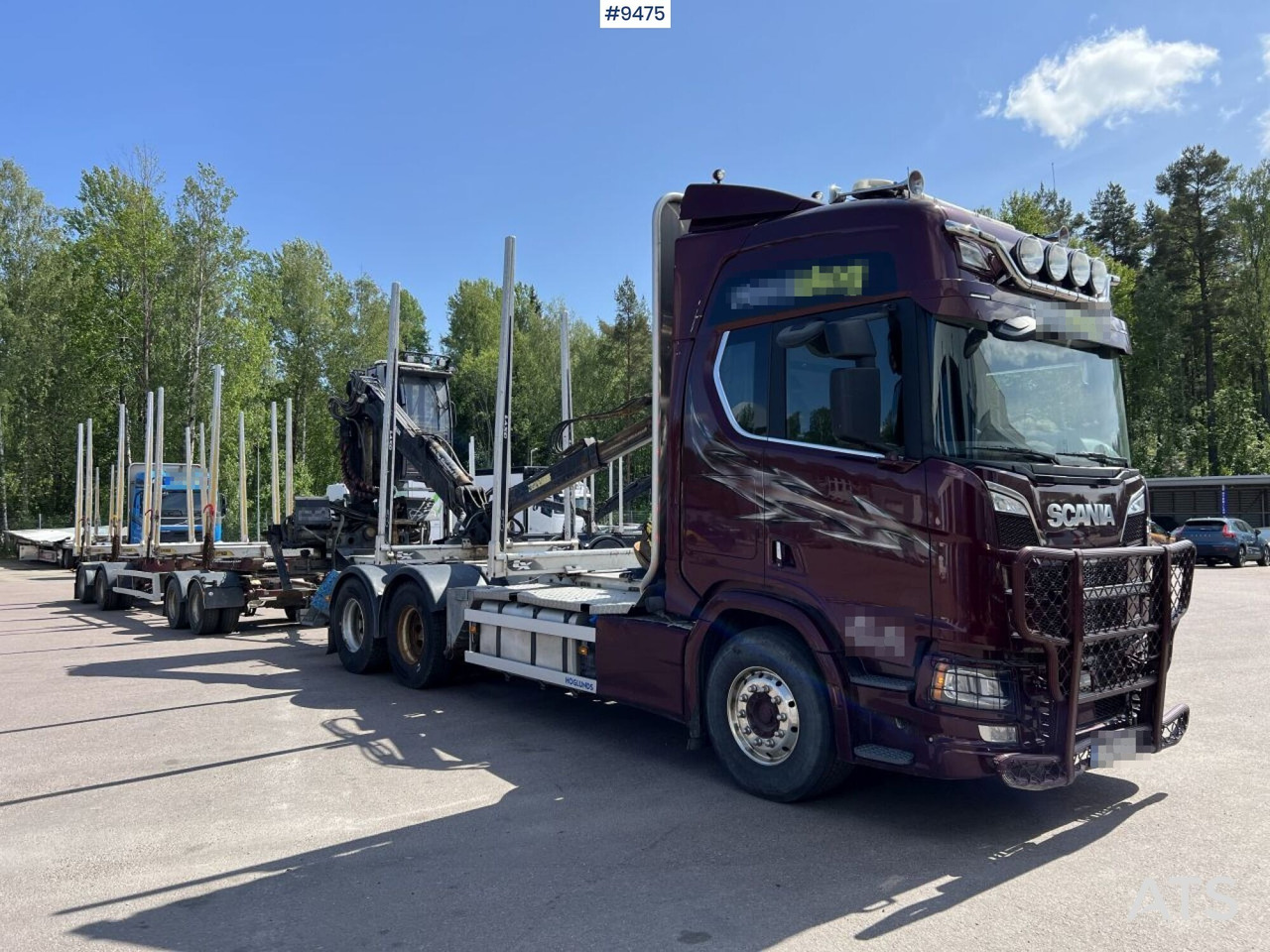 Scania R580 Timmerbil med kran och släp, Timmerekipage - Lesovůz: obrázek 2 Scania R580 Timmerbil med kran och släp, Timmerekipage - Lesovůz: obrázek 2