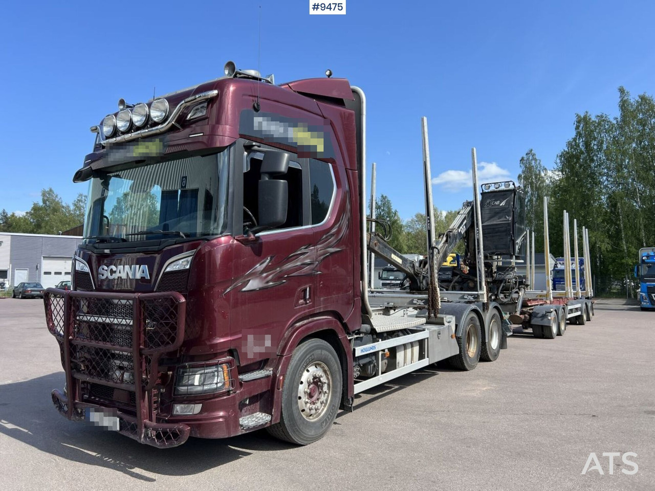 Scania R580 Timmerbil med kran och släp, Timmerekipage - Lesovůz: obrázek 1 Scania R580 Timmerbil med kran och släp, Timmerekipage - Lesovůz: obrázek 1