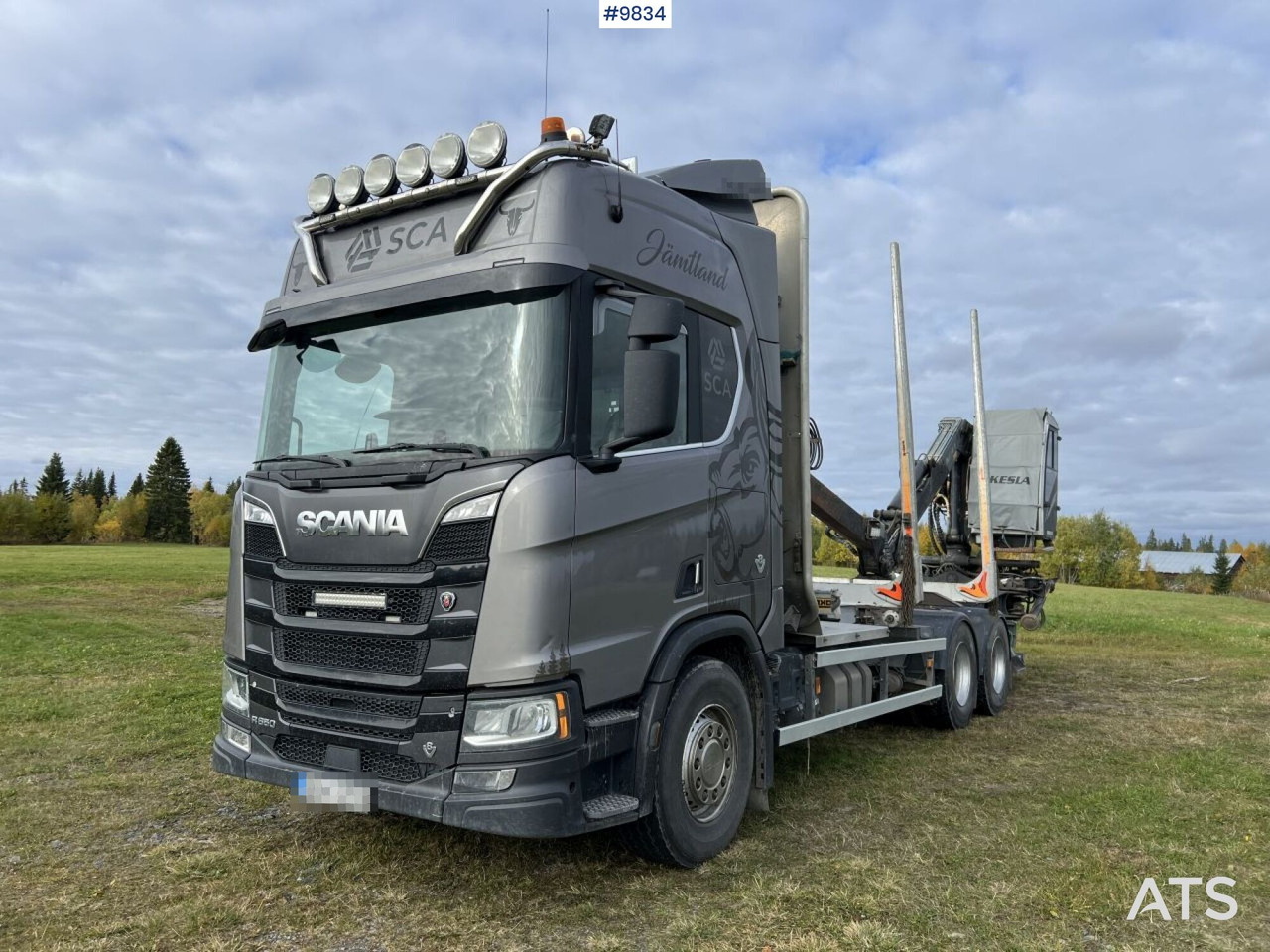 Scania R650 Timber truck with Kesla crane - Lesovůz, Auto s hydraulickou rukou: obrázek 2 Scania R650 Timber truck with Kesla crane - Lesovůz, Auto s hydraulickou rukou: obrázek 2