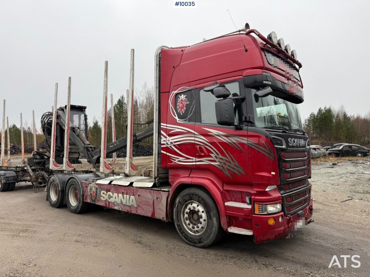 Scania R730 timber truck with crane and trailer (VIDEO) - Lesovůz, Auto s hydraulickou rukou: obrázek 1 Scania R730 timber truck with crane and trailer (VIDEO) - Lesovůz, Auto s hydraulickou rukou: obrázek 1