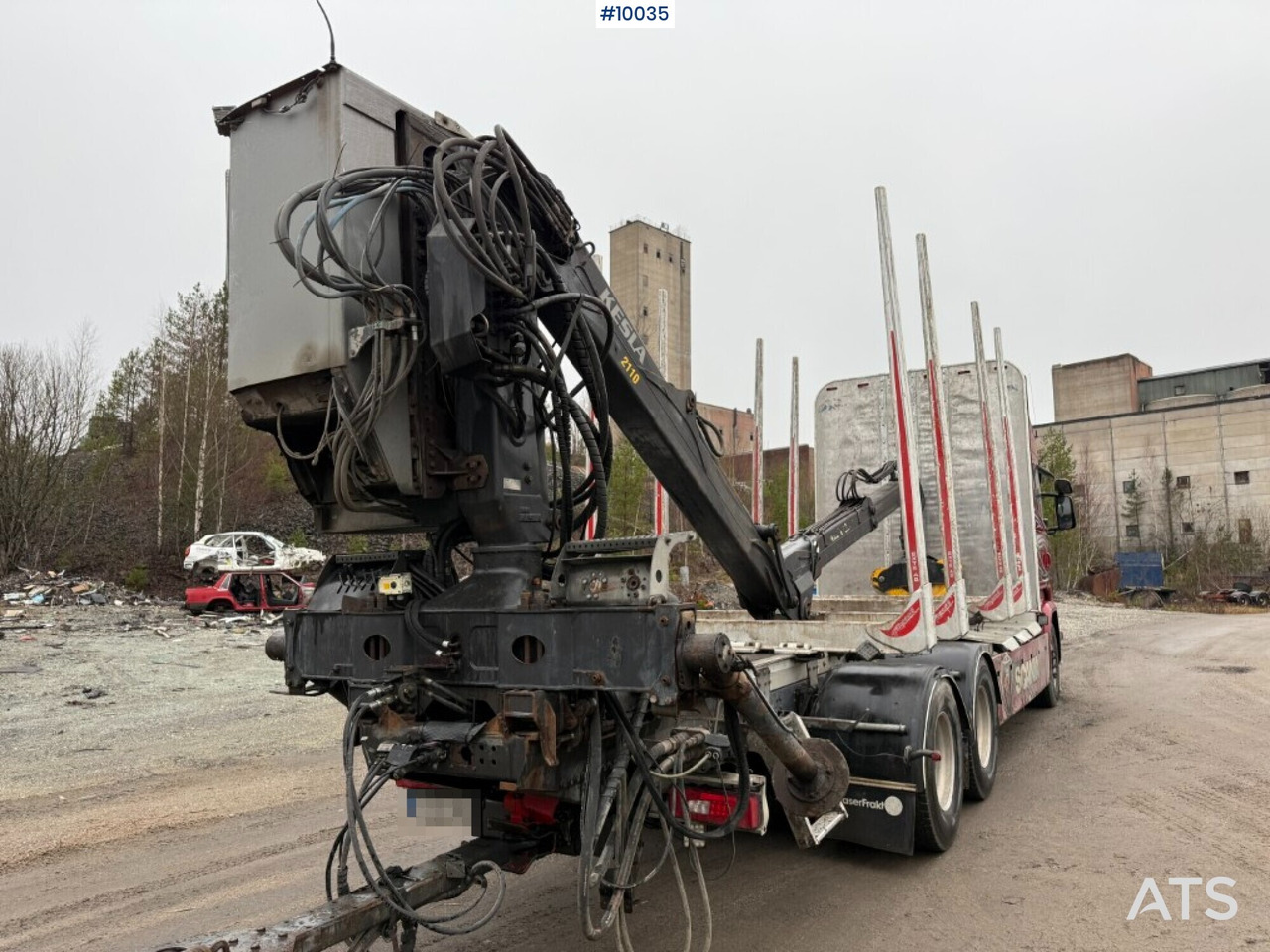 Scania R730 timber truck with crane and trailer (VIDEO) - Lesovůz, Auto s hydraulickou rukou: obrázek 5 Scania R730 timber truck with crane and trailer (VIDEO) - Lesovůz, Auto s hydraulickou rukou: obrázek 5