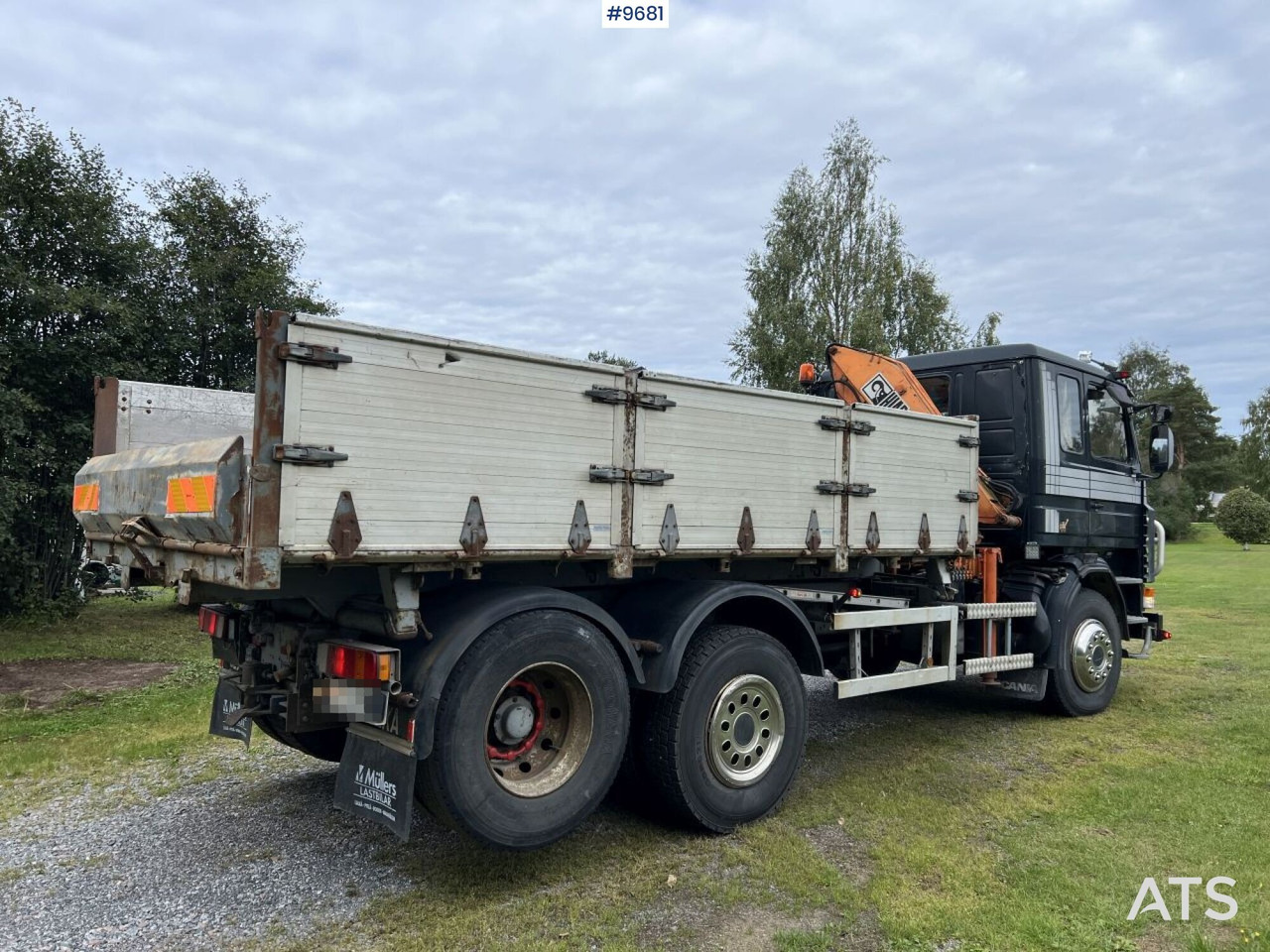 Scania R93 HL 6X2 with Hiab crane and plow mount leasing Scania R93 HL 6X2 with Hiab crane and plow mount: obrázek 11