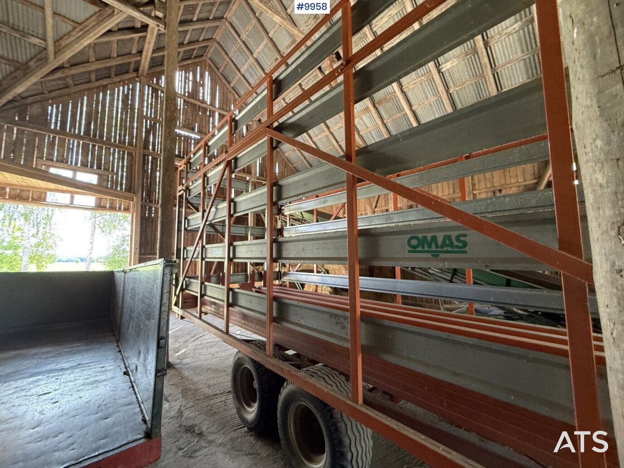 Self-loading trailer small bale Omas CB170 S - Technika na siláž, Přívěs: obrázek 1 Self-loading trailer small bale Omas CB170 S - Technika na siláž, Přívěs: obrázek 1