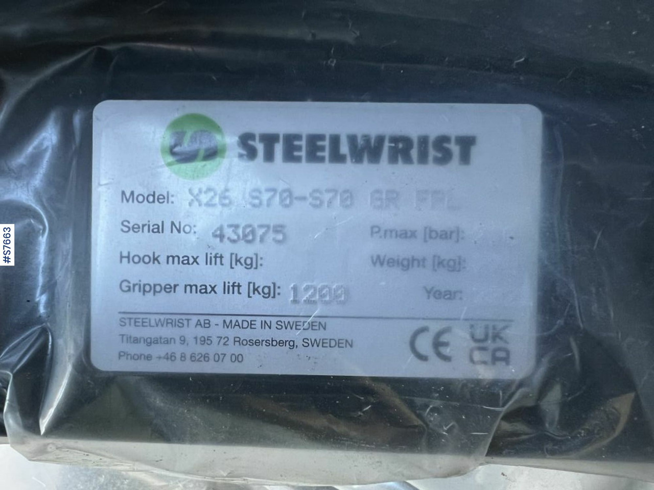 Steelwrist X26 Rotortilt (never used) - Tiltrotátor: obrázek 5 Steelwrist X26 Rotortilt (never used) - Tiltrotátor: obrázek 5