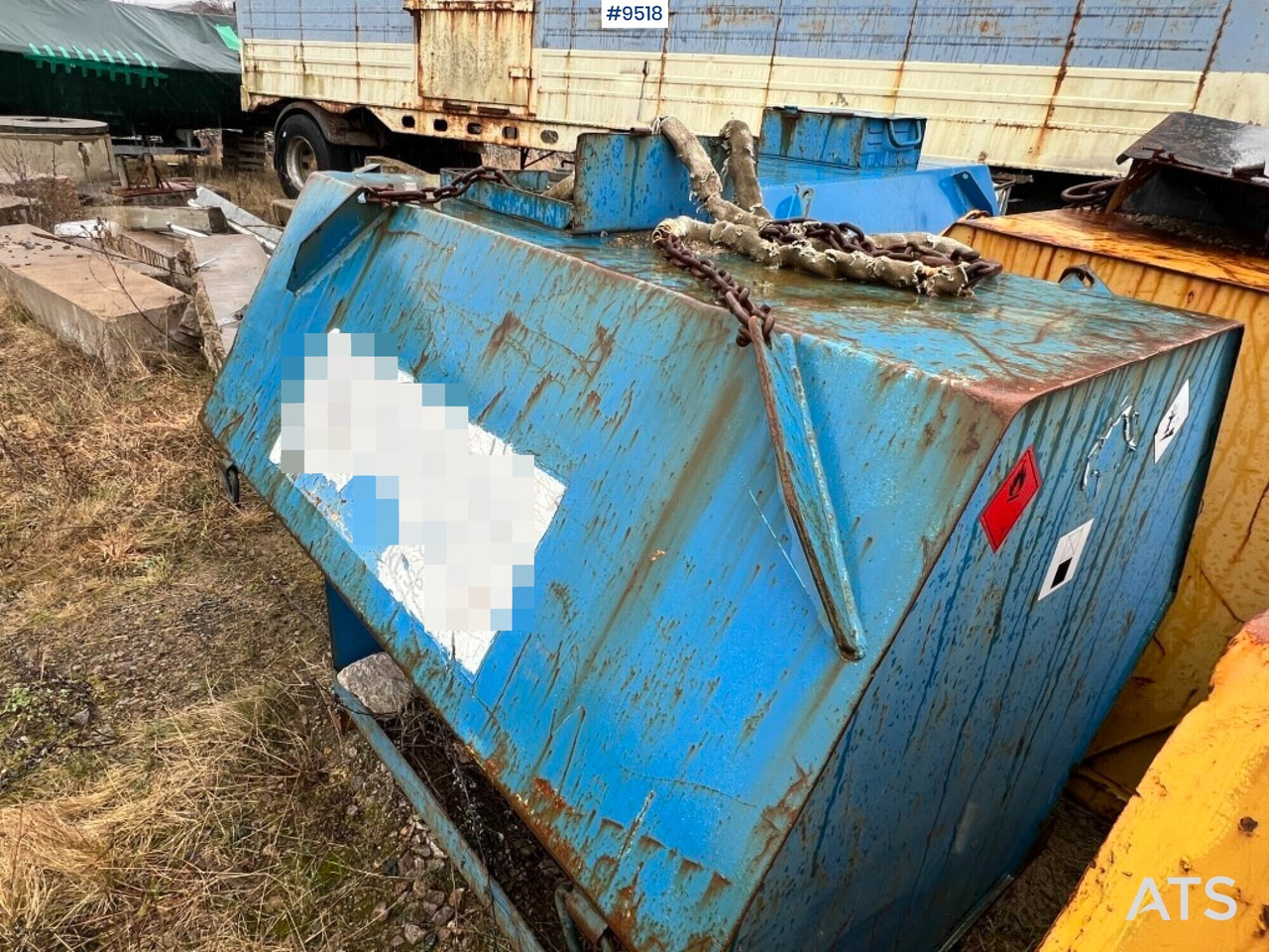 Tank diesel - 1,5 cubic - J-O Fherm dumper - Skladovací nádrž: obrázek 1 Tank diesel - 1,5 cubic - J-O Fherm dumper - Skladovací nádrž: obrázek 1